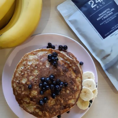 Valo24h suomalainen pellavarouhe pellava pannukakku resepti